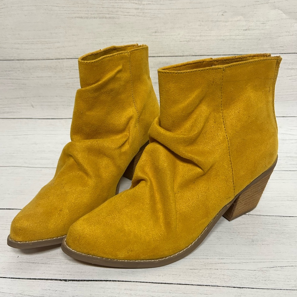 Not Rated Mustard Ankle Boots